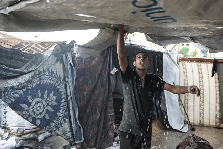 شتا غزة .. سلام ودفا